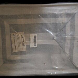 New Hometracks Large 75L Fabric Storage Baskets - Set of 2 - Gradient Grey